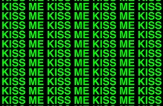Kiss me, GIF animation, featured on Ello (the creators network)