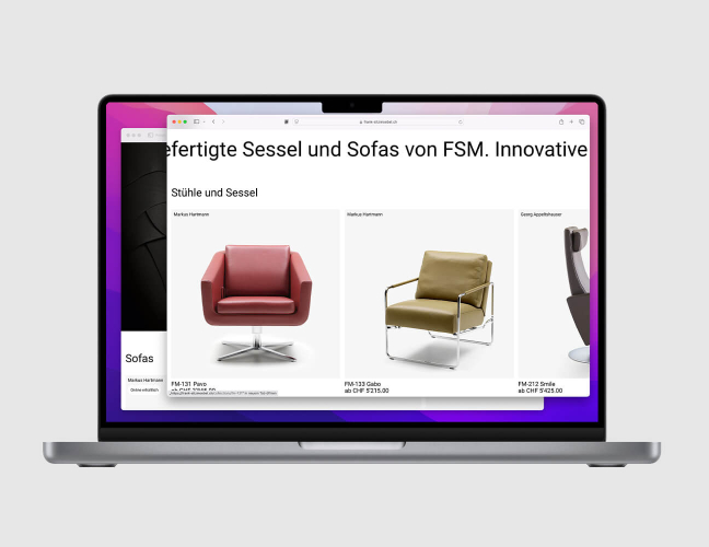 FSM Frank Sitzmöbel Website Refresh